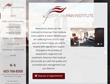 Tablet Screenshot of americanpain.org